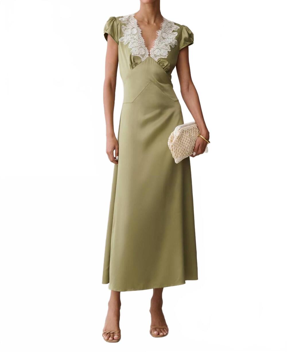 NEW FEW MODA kasey dress in sage green